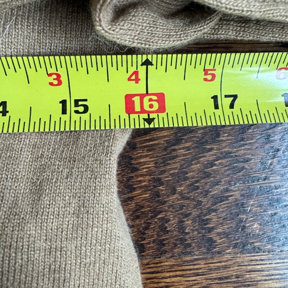 J. Crew tan cowl neck wool sweater, XS, NWT - Picture 6 of 6